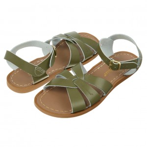 Kids' Salt Water Original Sandals Olive | 48FHCLGYX