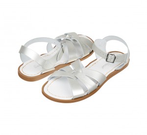 Kids' Salt Water Original Sandals Silver | 21NJSRUCG