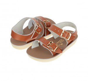 Kids' Salt Water Seawee Sandals Brown | 41SWDYLIM