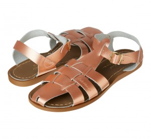 Kids' Salt Water Shark Original Sandals Rose Gold | 56TEVIRQD