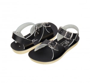 Kids' Salt Water Surfer Sandals Black | 46FDJQXZU