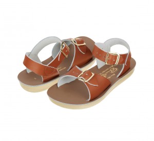 Kids' Salt Water Surfer Sandals Brown | 13LQUHDVM