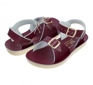 Kids' Salt Water Surfer Sandals Claret | 84EJRFCBL