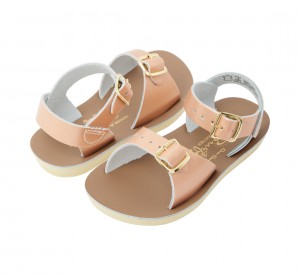 Kids' Salt Water Surfer Sandals Rose Gold | 08JYVUSDI