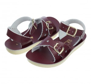 Kids' Salt Water Sweetheart Sandals Claret | 20BFYVSRP