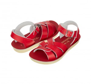 Kids' Salt Water Swimmer Sandals Red | 64CVMUKLY