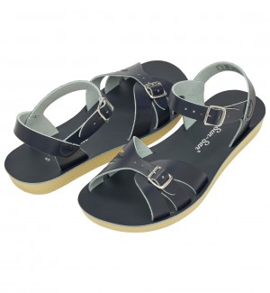 Women's Salt Water Boardwalk Sandals Navy | 56MNFODUP