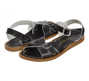 Women's Salt Water Classic Sandals Black | 51GCZYDXT