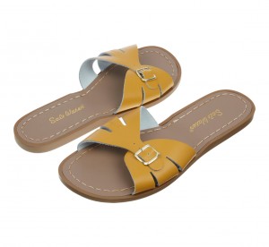 Women's Salt Water Classic Sandals Mustard | 34TLQIUEO