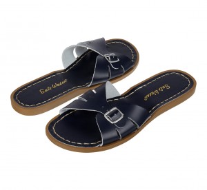 Women's Salt Water Classic Sandals Navy | 39KYQSPIM