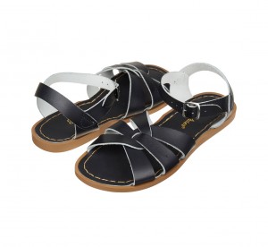 Women's Salt Water Original Sandals Black | 92FGJVTHA