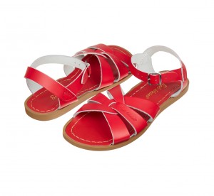 Women's Salt Water Original Sandals Red | 46BZHPEWR