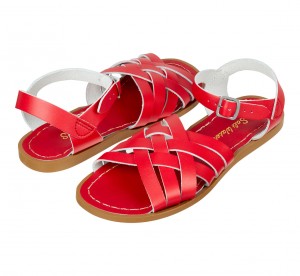 Women's Salt Water Retro Sandals Red | 60NHWXFLI