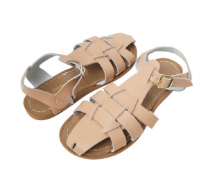 Women's Salt Water Shark Original Sandals Khaki | 60LXNTSUW