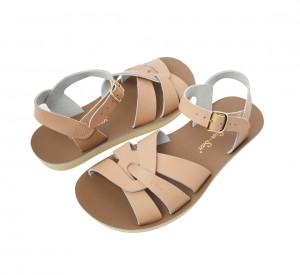 Women's Salt Water Swimmer Sandals Khaki | 42EGRWDCY