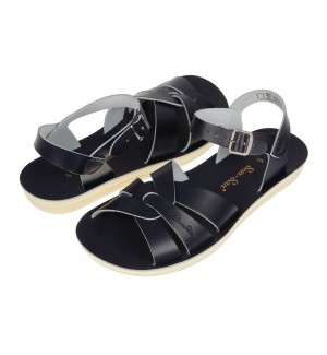 Women's Salt Water Swimmer Sandals Navy | 84GRZLQOF