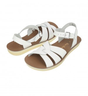 Women's Salt Water Swimmer Sandals White | 74URBCMKD