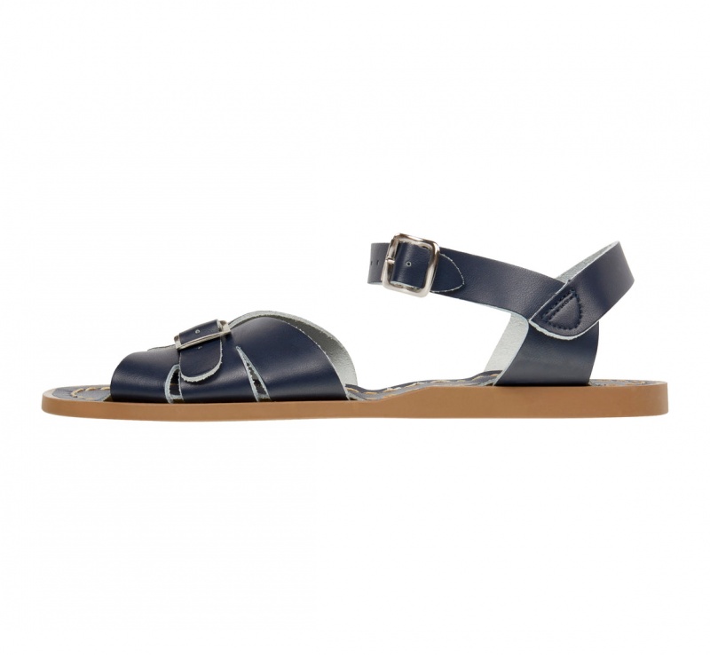 Kids' Salt Water Classic Sandals Navy | 92XBTCWIA