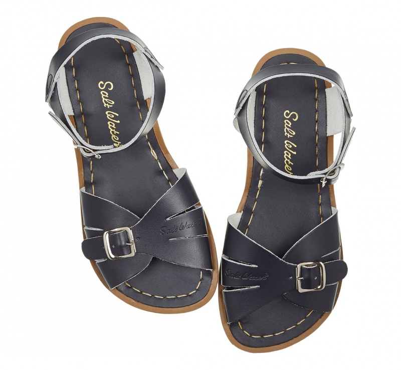 Kids' Salt Water Classic Sandals Navy | 92XBTCWIA