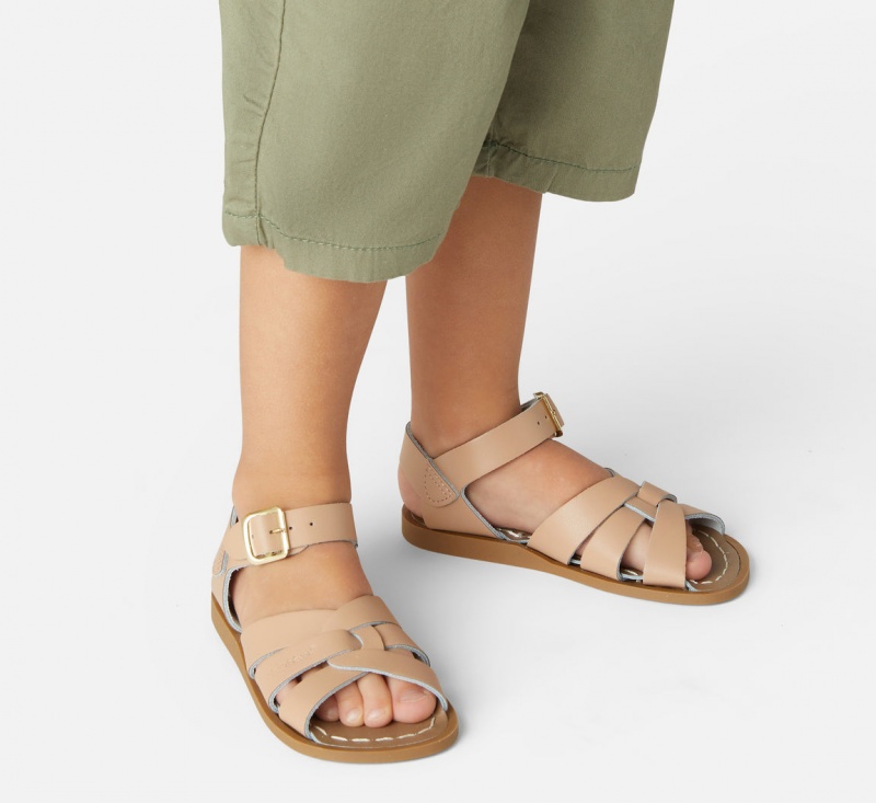 Kids' Salt Water Original Sandals Khaki | 67HNFYRXI