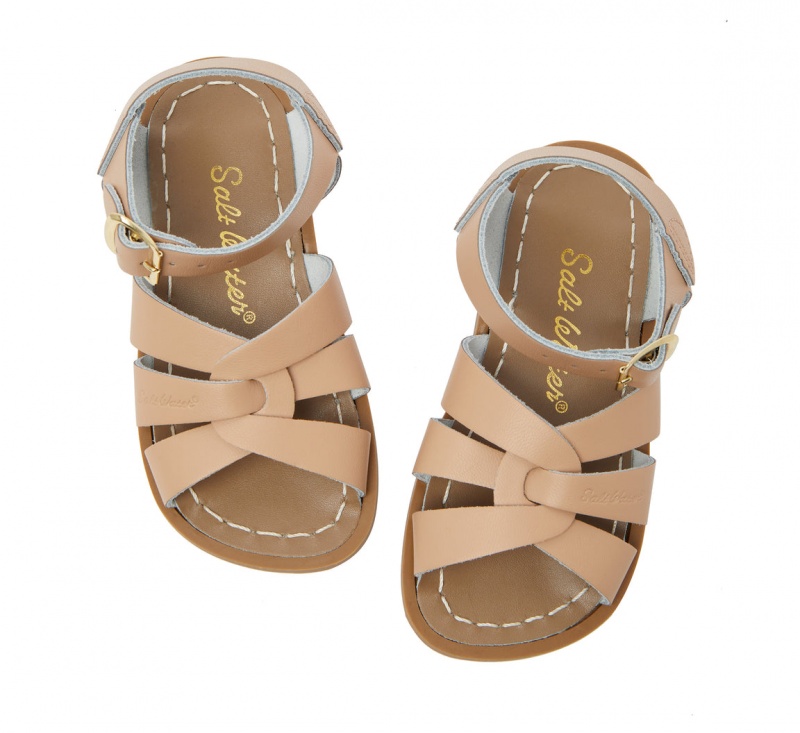 Kids' Salt Water Original Sandals Khaki | 67HNFYRXI