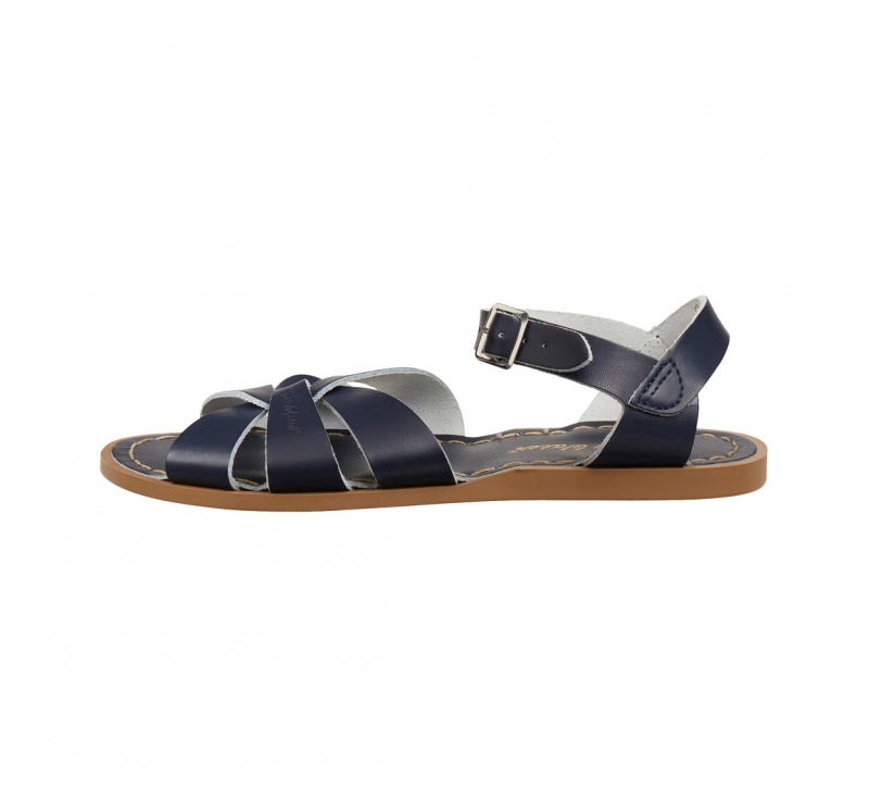 Kids' Salt Water Originals Sandals Navy | 48XLBNTKS