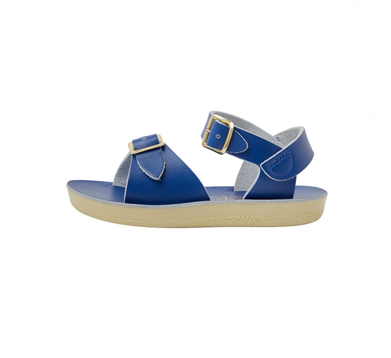 Kids' Salt Water Surfer Sandals Deep Blue | 75YNORPLJ