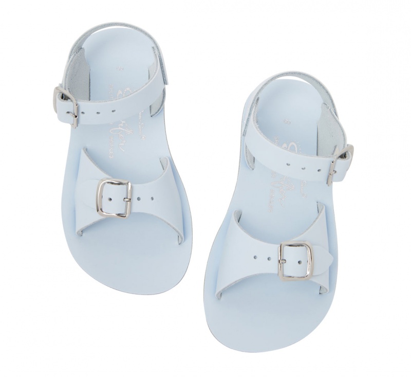 Kids' Salt Water Surfer Sandals Light Blue | 21BDUTNCK