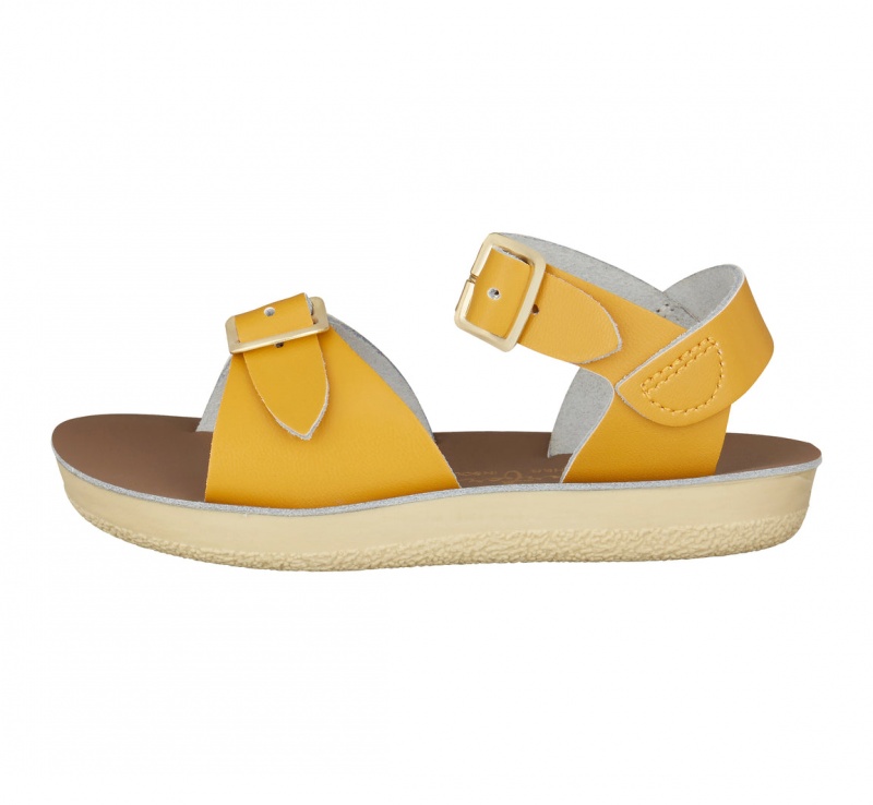 Kids' Salt Water Surfer Sandals Mustard | 36TWYUVEH