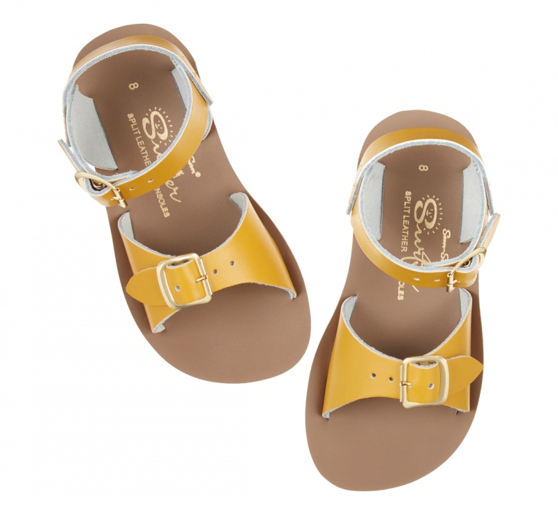 Kids' Salt Water Surfer Sandals Mustard | 36TWYUVEH