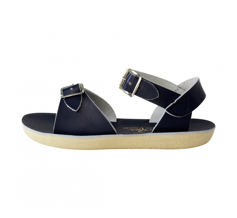 Kids' Salt Water Surfer Sandals Navy | 57UGKRTBX