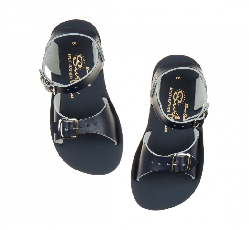 Kids' Salt Water Surfer Sandals Navy | 57UGKRTBX