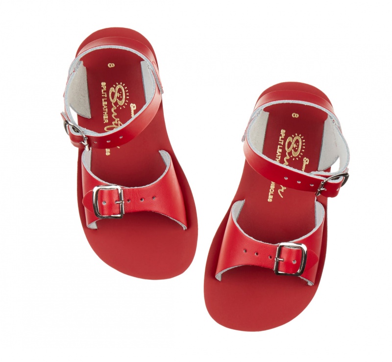 Kids' Salt Water Surfer Sandals Red | 76KGAECQB