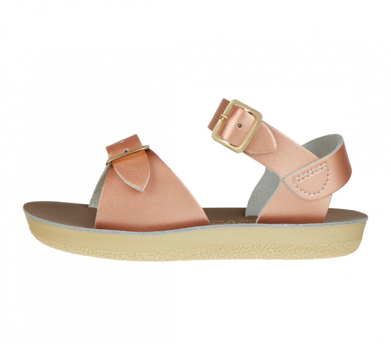 Kids' Salt Water Surfer Sandals Rose Gold | 08JYVUSDI