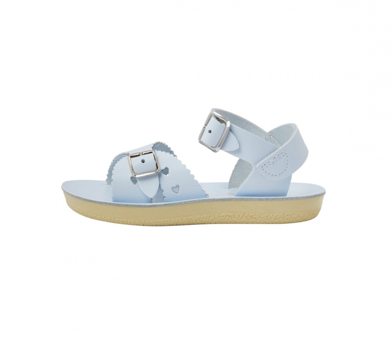 Kids' Salt Water Sweetheart Sandals Light Blue | 45LQYEZNJ