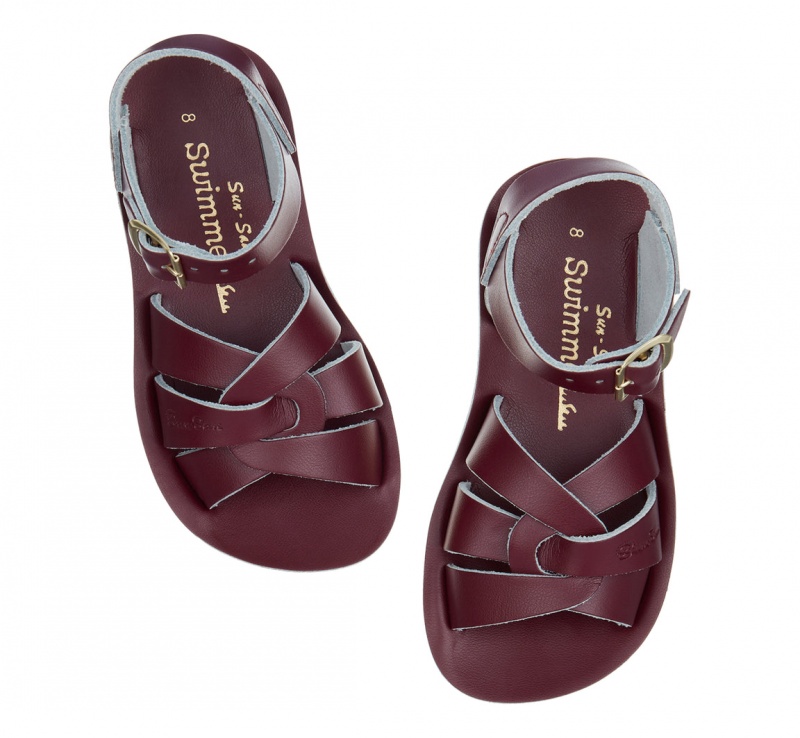 Kids' Salt Water Swimmer Sandals Claret | 14WUFQLCO