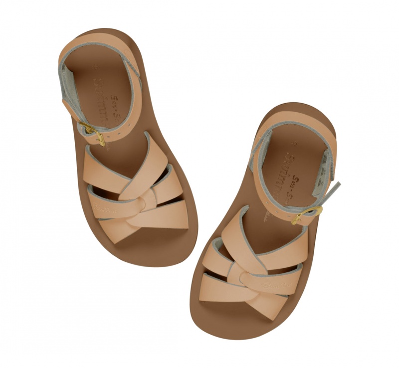 Kids' Salt Water Swimmer Sandals Khaki | 18OREVCPY