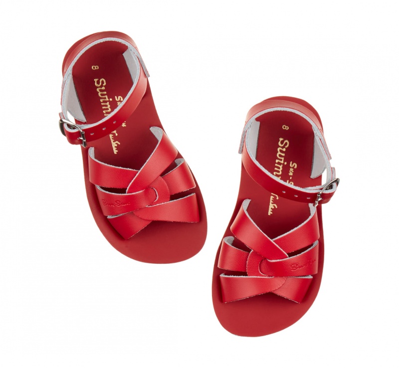 Kids' Salt Water Swimmer Sandals Red | 64CVMUKLY