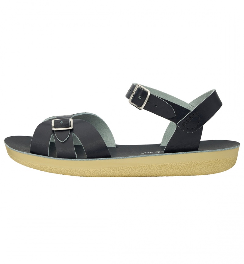 Women's Salt Water Boardwalk Sandals Navy | 56MNFODUP