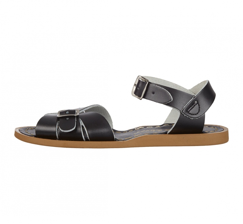 Women's Salt Water Classic Sandals Black | 51GCZYDXT