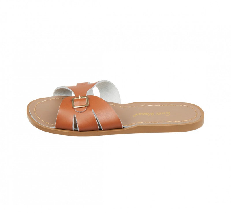 Women's Salt Water Classic Sandals Brown | 45QYKVWXL