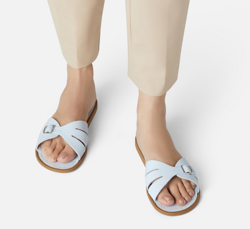 Women's Salt Water Classic Sandals Light Blue | 95QCBMSKX