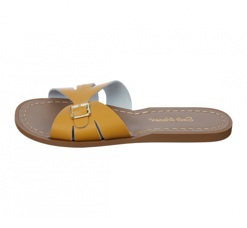 Women's Salt Water Classic Sandals Mustard | 34TLQIUEO