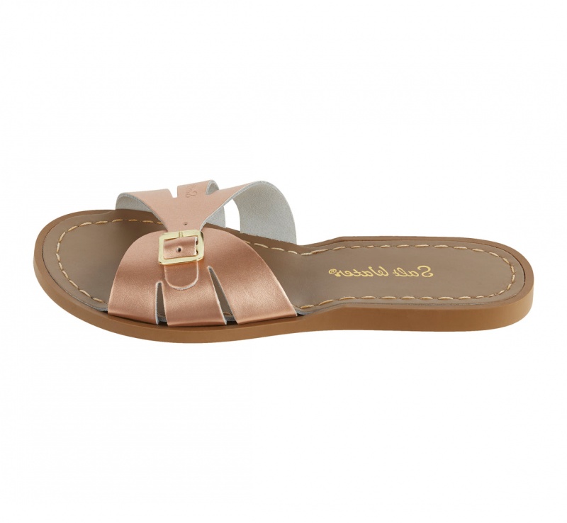 Women's Salt Water Classic Sandals Rose Gold | 69AKQWMOU