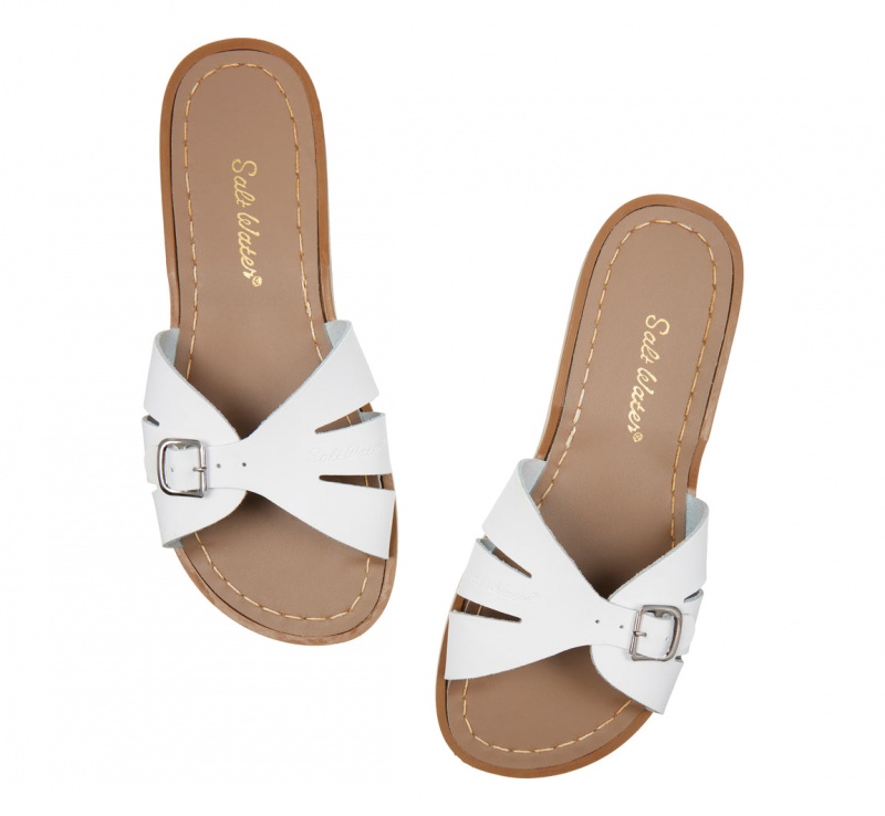 Women's Salt Water Classic Sandals White | 95XNFGPKR