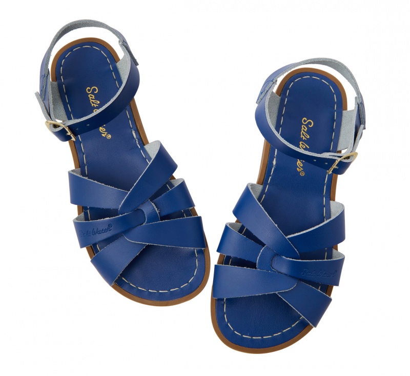 Women's Salt Water Original Sandals Deep Blue | 85LOFVSDJ