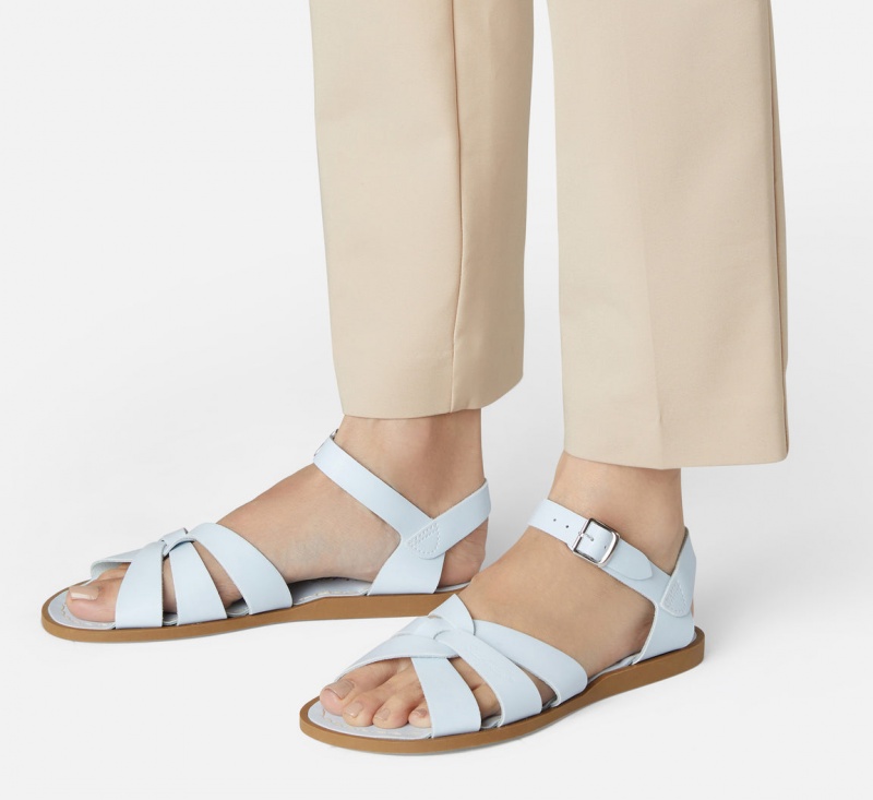 Women's Salt Water Original Sandals Light Blue | 57BOQRZYJ