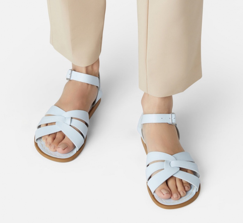 Women's Salt Water Original Sandals Light Blue | 57BOQRZYJ