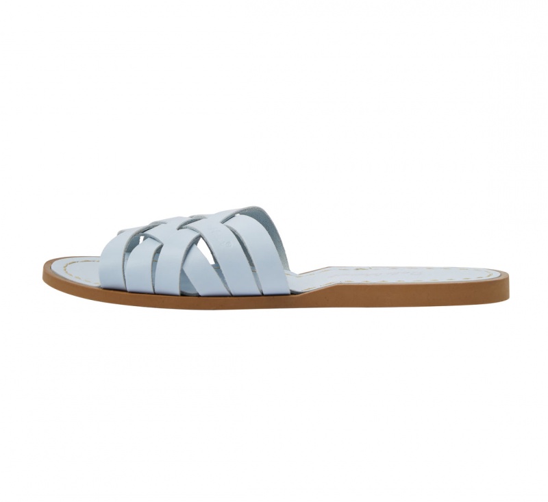 Women's Salt Water Retro Sandals Light Blue | 41OPLVHTB