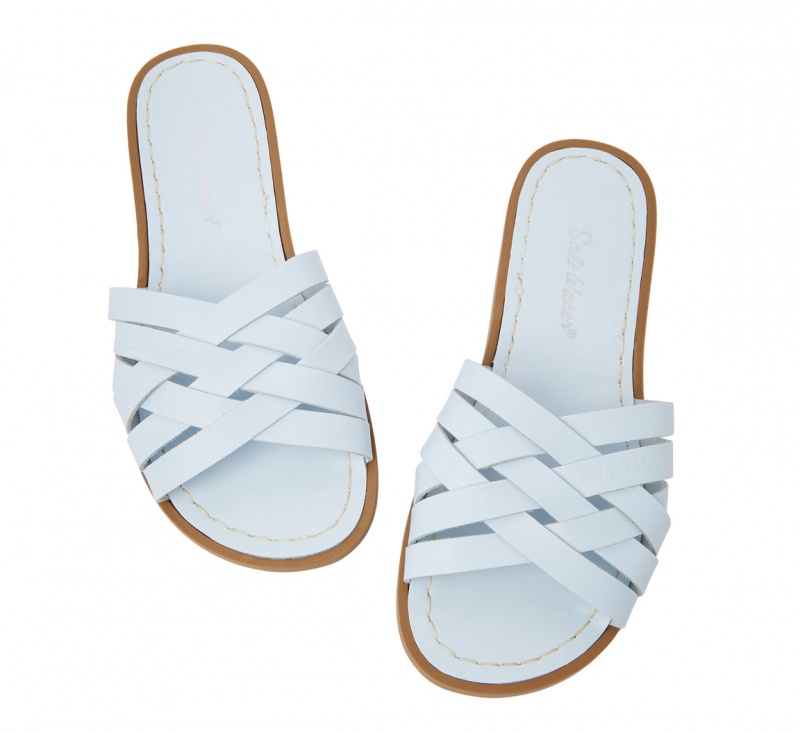 Women's Salt Water Retro Sandals Light Blue | 41OPLVHTB